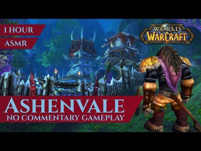 Ashenvale - Horde Gameplay, No Commentary, ASMR (1 hour, 4K, World of Warcraft Vanilla)