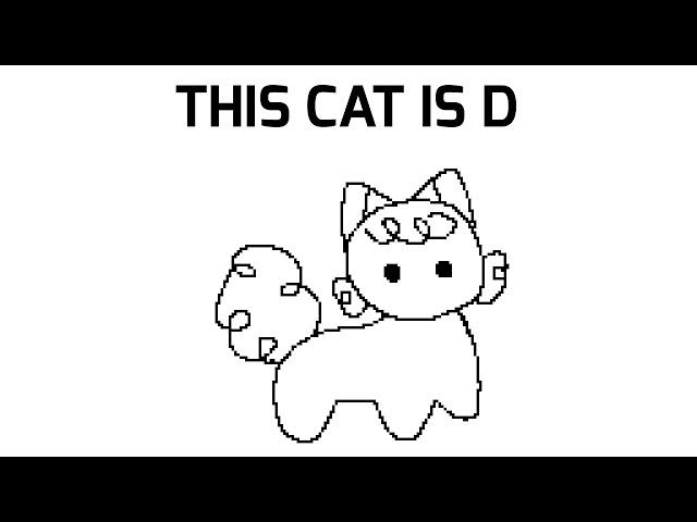 this cat is d