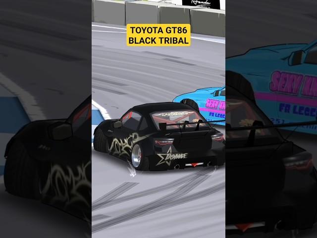 TOYOTA GT86 BLACK TRIBAL #toyota #gt86 #drift #frlegends #drifting #frlegendsvideos #shortvideo