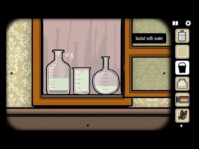 Rusty Lake Hotel : Deer Room, Water Bottle Puzzle