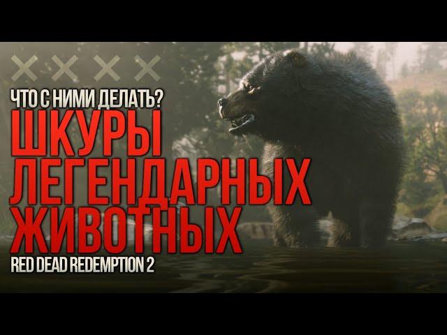 RDR2 шкура легендарного медведя | Что делать со шкурами легендарных животных в RDR2? | #DeadEvil