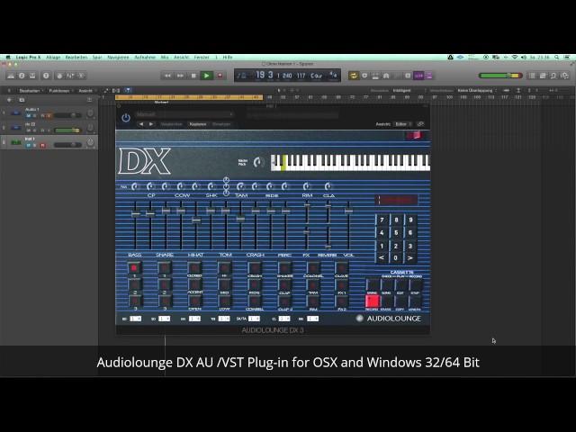 Audiolounge AL D1 AU /VST Plug-in Oberheim DX /DMX