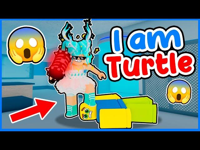 I became Turtles Wear Raincoats in Roblox Flee the facility!