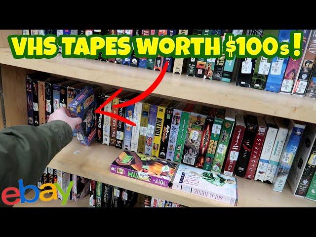 These VHS Tapes are Worth $100s Each! | Thrifting Goodwill and Selling on Ebay and Amazon FBA!