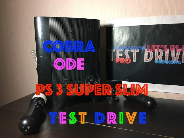 PS3 Super slim возможности и обзор Cobra ode |TEST DRIVE Play| на русском