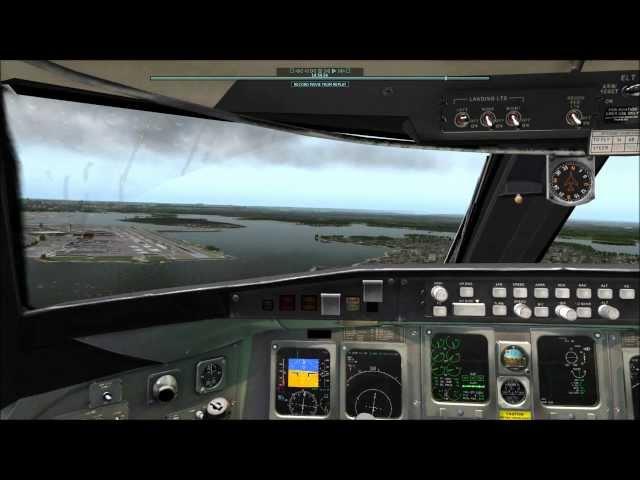Delta CRJ-200 Landing at LaGuardia Airport NYC
