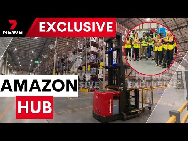 Amazon Australia opens new fulfilment centre in Western Sydney | 7NEWS