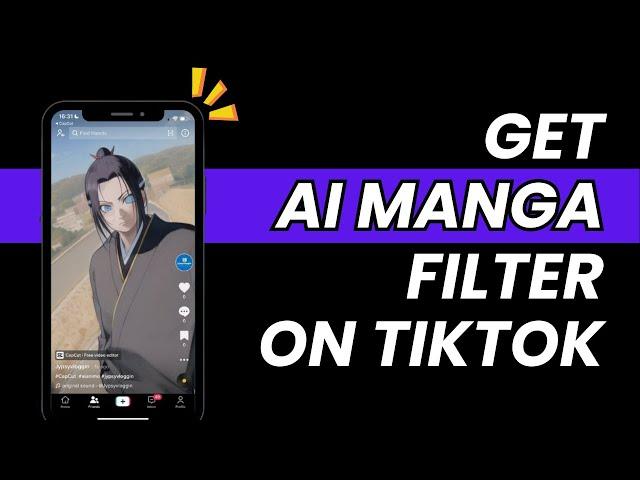 How to get AI Manga Filter on TikTok (EASY)