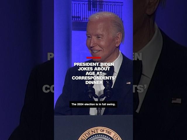 President Biden jokes about age at Correspondents' Dinner