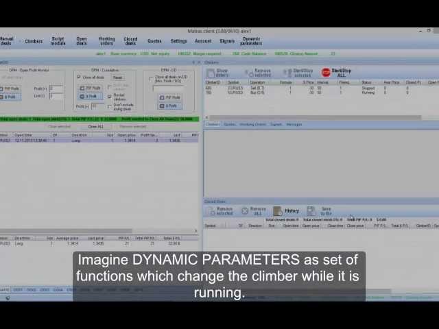 CH10 dynamic parameters