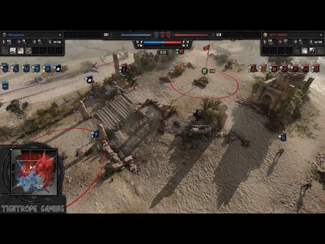 COH3 1v1 momo4sho (WM) vs DIRTY_FINISHER (US)