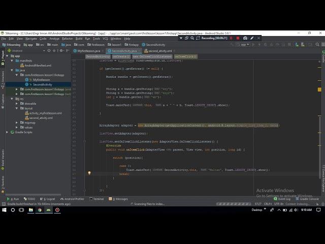 Android studio , list view in android urdu 2018