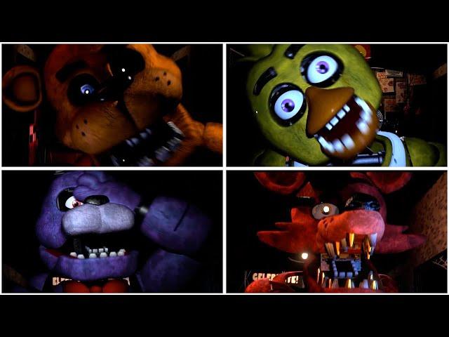 FNAF In Real Time All Jumpscares