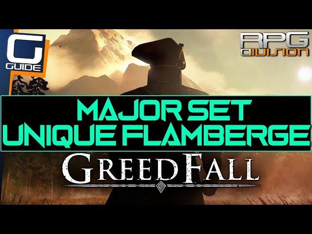 GREEDFALL - Legendary Major Armor Set & Flamberge Location