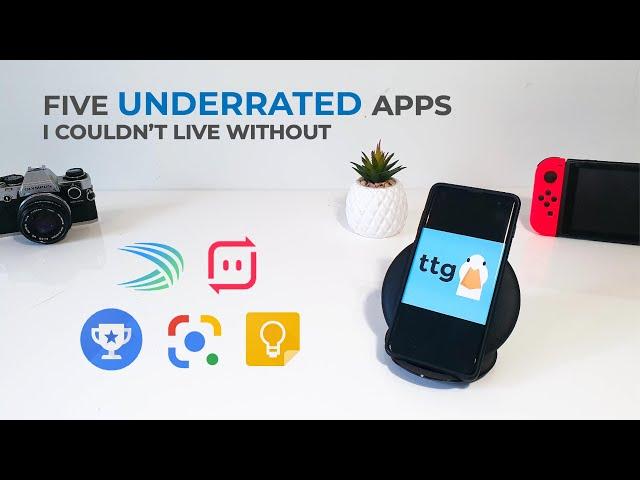 Five UNDERRATED Mobile Apps I Couldn't Live Without! | Tech Tech Goose