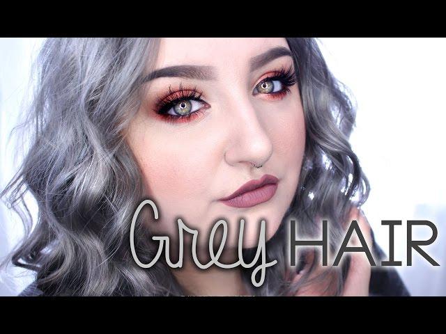 GREY/SILVER HAIR | How to get Silver/Grey hair DIY | RawBeautyKristi