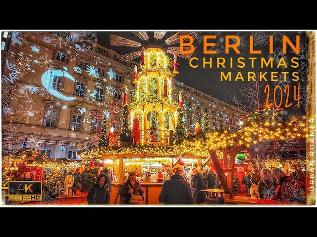 Berlin, Germany - Christmas Markets at Alexanderplatz & Berlin Palace in 2024 ️ WALKING TOUR 4K 