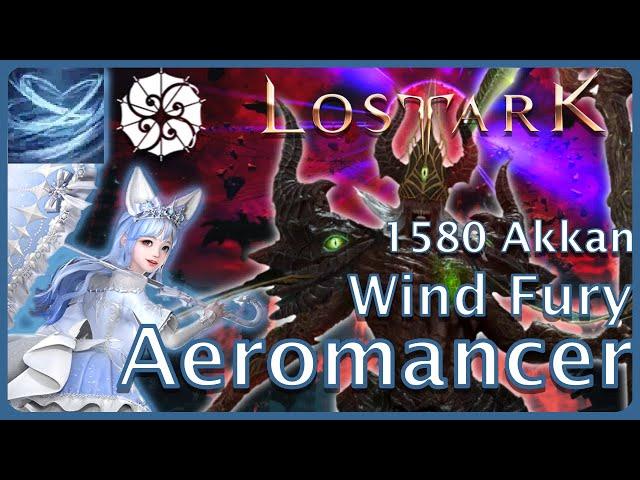 Lost Ark - Solo Akkan Wind Fury Aeromancer 1580