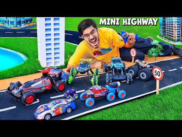 RC Car Race in Our Crazy Mini City| ये रेस कौनसी गाडी जीतेगी? Looser Will Get Mud Bath