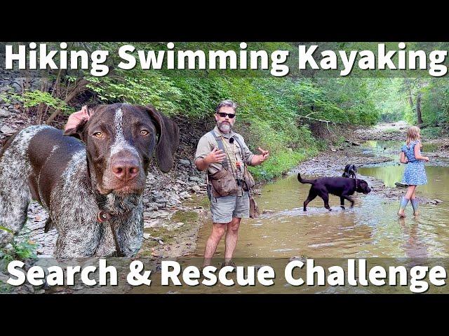 Labrador Retriever & German Shorthaired Pointer Training | Hiking Swimming Kayaking