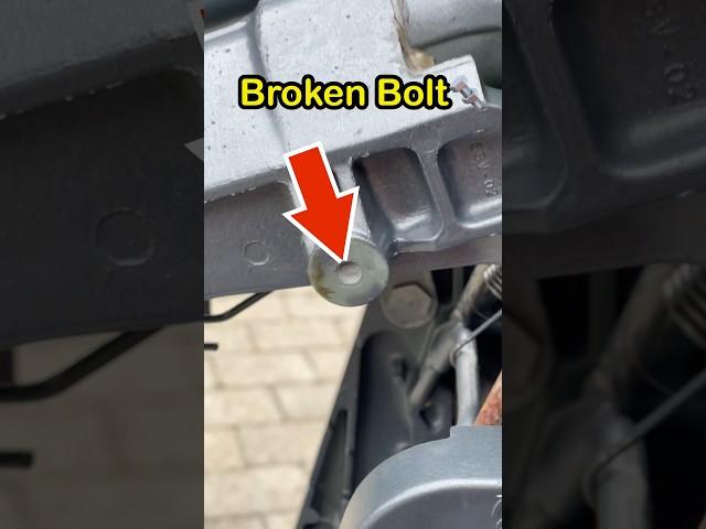 How to remove a broken bolt! #summeronshorts