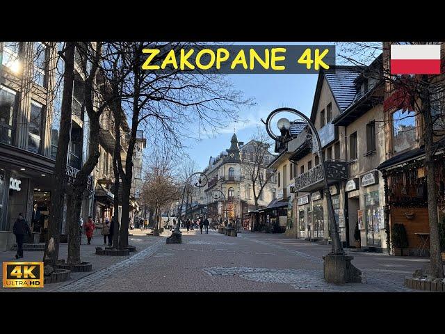 ZAKOPANE  Tourist attractions of the winter capital of Poland ️ I Winter 2024 [4K]