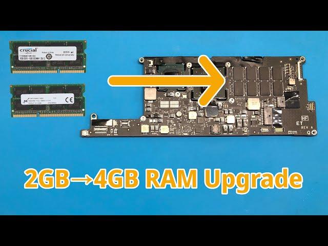 Upgrading RAM on a First Generation MacBook Air