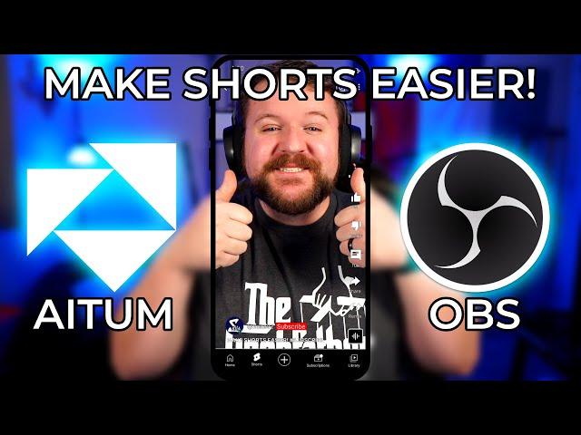 The BEST way to create Shorts! | ~ Vertical Canvas Plugin ~ | #aitum #obs #verticalvideo