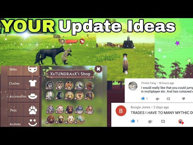 WildCraft: Your 5 Most Wanted Update Ideas | Trading System/Picking up Cubs & More