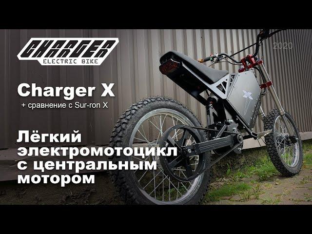 Электромотоцикл Charger X с центральным мотором