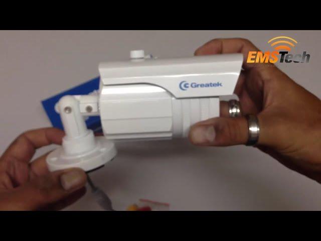 Unboxing Camera IR Greatek SEGC-7630G 760 Linhas e 36 LEDS 30 Metros