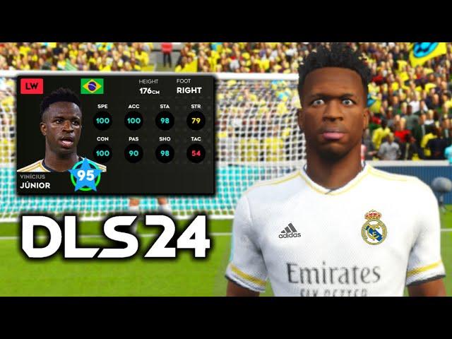 Buying & Maxing VINICIUS JUNIOR in Dream League Soccer 2024 #dls24
