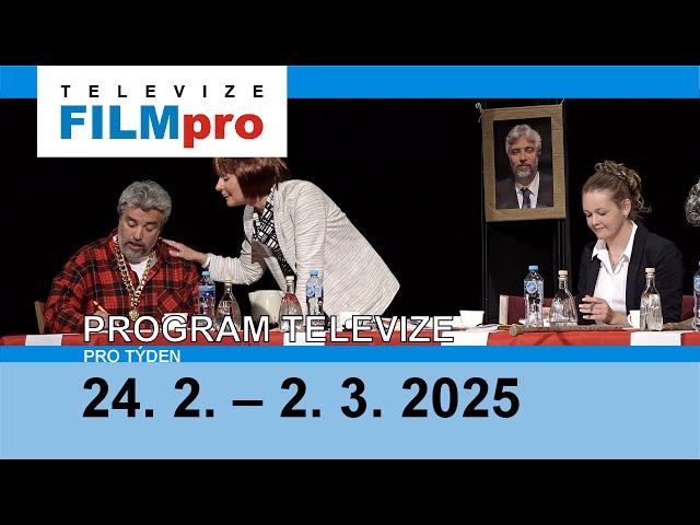 Program televize FILMpro 24. 2. – 2. 3. 2025