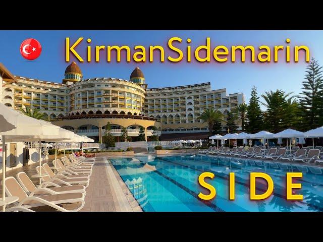 SIDE KIRMAN Sidemarin Beach & SPA 5* ULTRA ALL INCLUSIVE HOTEL REVIEW TÜRKIYE #turkey #side #antalya