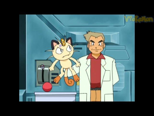 Meowth attacks Professor Oak | Professor Oak Funny Moments