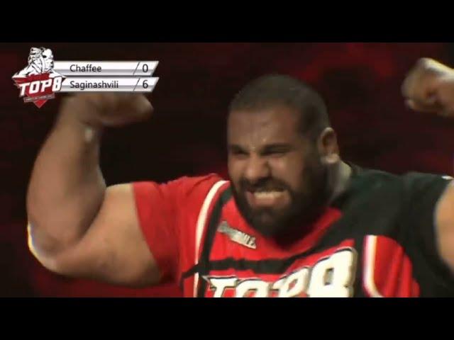 Levan Saginashvili vs Dave Chaffee Strongman Armwrestling Supermatch Highlights