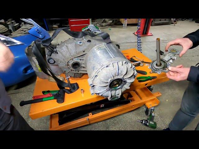 Ремонт мотора Tesla MS (Mercedes ED, Toyota RAV4 EV) / Tesla Model S  motor repair.