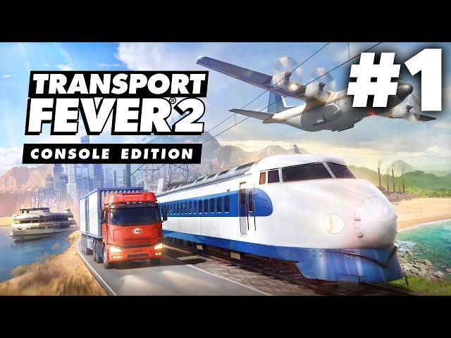 Starting a new company in Transport fever 2 | !commands #lioneekislive