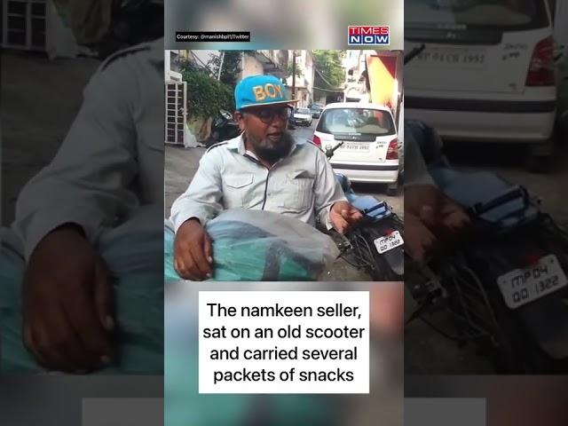 Viral Video: Bhopali Man's Quirky Way Of Selling Takes Internet By Storm  | Viral Video | #shorts