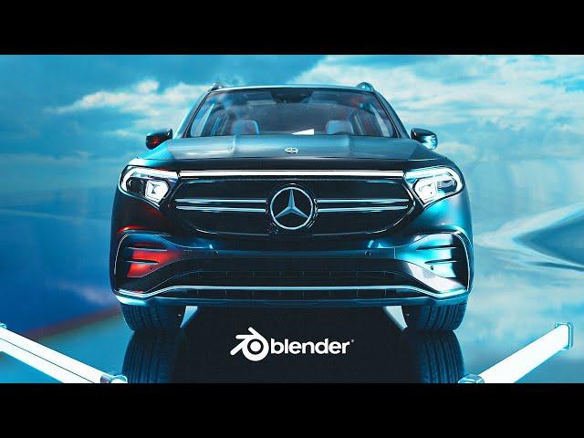 Mercedes Benz EQB - Blender Animation