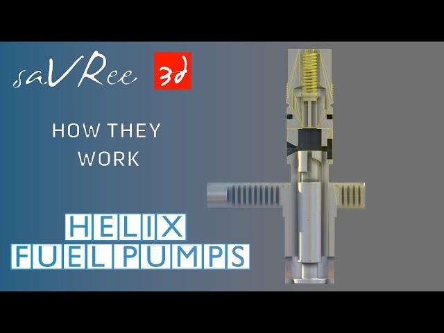 How Helix Fuel Pumps Work! (Jerk Piston Variable Injection Pump)
