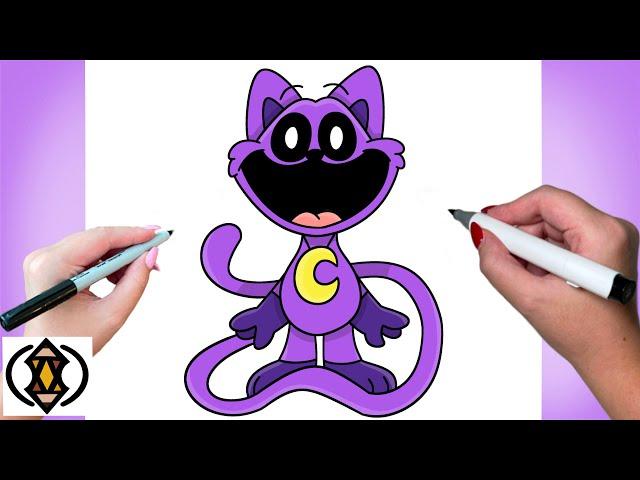 How To Draw Catnap | Poppy Playtime Chapter 3