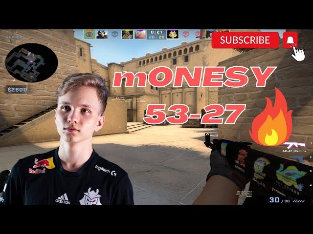 m0NESY 53Kills! FACEIT ranked (mirage) 2022/10/19 CSGO POV