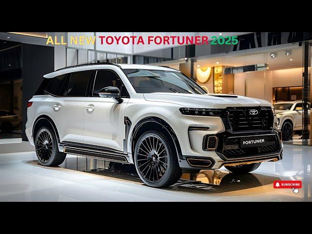 2025 All-New Toyota Fortuner: Luxurious Design with an All-New 48-Volt System!