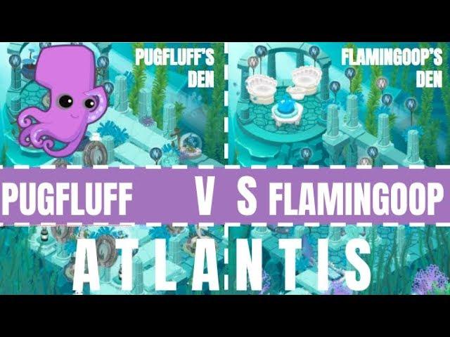 ATLANTIS DENS! Pugfluff Vs. Flamingoop Ep. 5 | Animal Jam