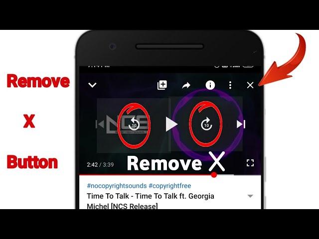 How To Remove 'X' Button From YouTube Videos| Disable 'X' Button