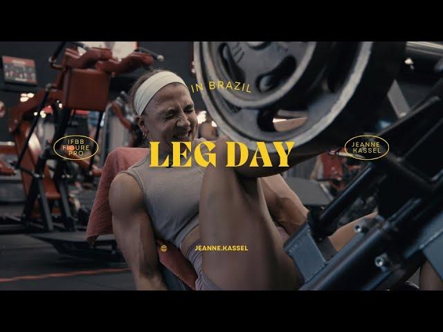 FULL LEG DAY IN BRAZIL - IFBB FIGURE PRO