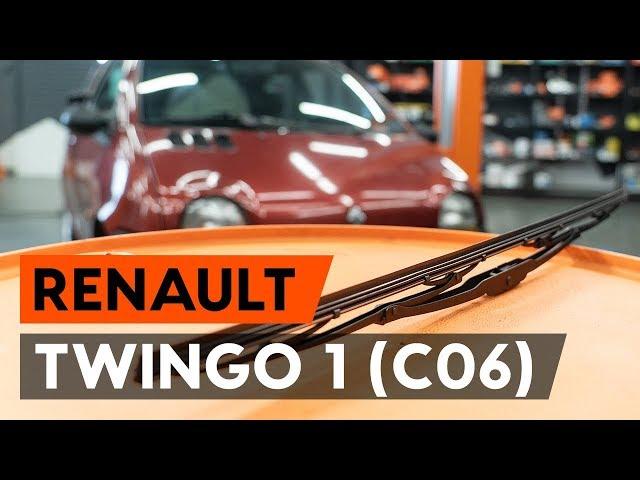 Как заменить щётки стеклоочистителя на RENAULT TWINGO 1 (C06) [ВИДЕОУРОК AUTODOC]