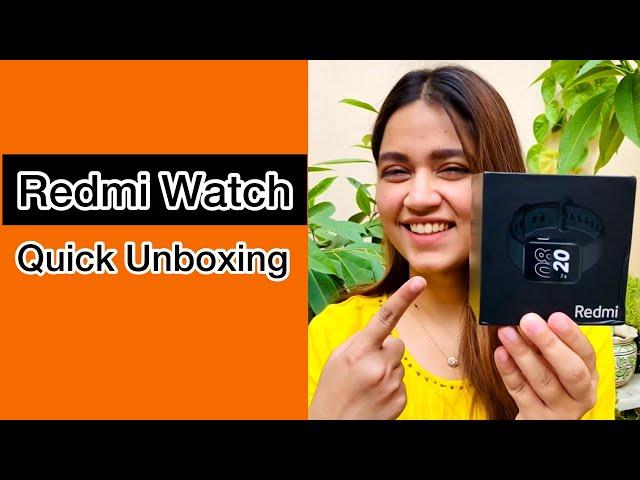 Redmi Watch Quick Unboxing