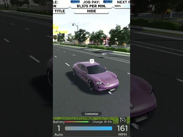 Roblox Southwest Florida: 2020 Porsche Taycan Top Speed #roblox #porsche